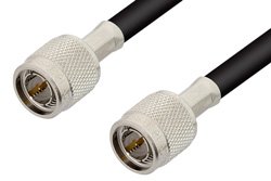 75 Ohm TNC Male to 75 Ohm TNC Male Cable 48 Inch Length Using 75 Ohm RG59 Coax