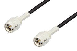 Reverse Thread SMA Male to Reverse Thread SMA Male Cable 48 Inch Length Using RG174 Coax