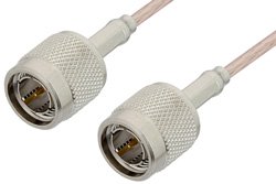 75 Ohm TNC Male to 75 Ohm TNC Male Cable 36 Inch Length Using 75 Ohm RG179 Coax, RoHS