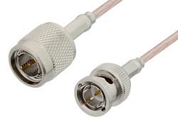 75 Ohm TNC Male to 75 Ohm BNC Male Cable Using 75 Ohm RG179 Coax