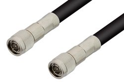 75 Ohm TNC Male to 75 Ohm TNC Male Cable 60 Inch Length Using 75 Ohm RG216 Coax