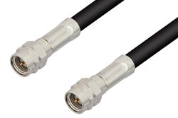 Reverse Thread SMA Male to Reverse Thread SMA Male Cable 60 Inch Length Using RG223 Coax