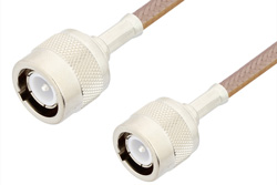 C Male to C Male Cable 60 Inch Length Using RG400 Coax, RoHS