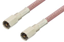 FME Plug to FME Plug Cable 72 Inch Length Using RG142 Coax, RoHS