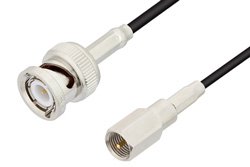 FME Plug to BNC Male Cable Using RG174 Coax