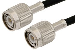 TNC Male to TNC Male Cable 48 Inch Length Using PE-C240 Coax