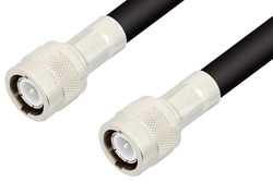 C Male to C Male Cable 72 Inch Length Using RG214 Coax, RoHS