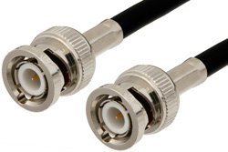 BNC Male to BNC Male Cable 36 Inch Length Using PE-C195 Coax