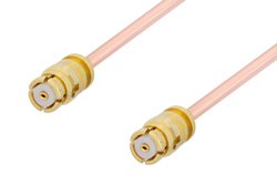 SMP Female to SMP Female Cable 60 Inch Length Using PE-047SR Coax, RoHS