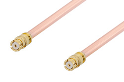 SMP Female to SMP Female Cable Using RG405 Coax, RoHS