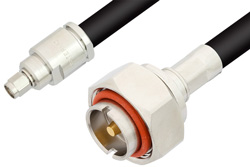 SMA Male to 7/16 DIN Male Cable 48 Inch Length Using RG8 Coax, RoHS
