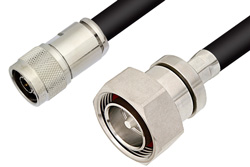 N Male to 7/16 DIN Male Cable 48 Inch Length Using RG217 Coax