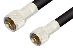 UHF Male to UHF Male Cable Using RG8 Coax, RoHS