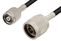 N Male to Reverse Polarity TNC Male Cable Using PE-C195 Coax