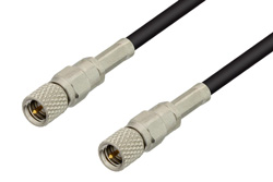 10-32 Male to 10-32 Male Cable 72 Inch Length Using RG174 Coax