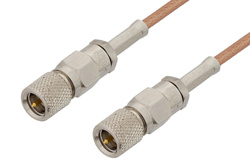 10-32 Male to 10-32 Male Cable 24 Inch Length Using RG178 Coax, RoHS