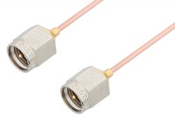 SMA Male to SMA Male Cable 48 Inch Length Using PE-047SR Coax, RoHS