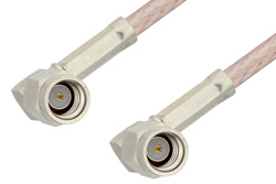 SSMA Male Right Angle to SSMA Male Right Angle Cable 60 Inch Length Using RG316 Coax, RoHS