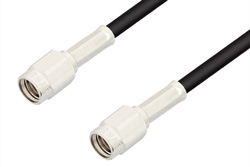 SSMA Male to SSMA Male Cable 60 Inch Length Using RG174 Coax, RoHS