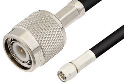 SMA Male to TNC Male Cable Using 75 Ohm RG59 Coax