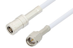 SMA Male to SMB Plug Cable Using RG188-DS Coax, RoHS