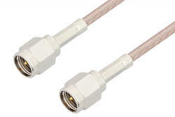 SMA Male to SMA Male Cable 12 Inch Length Using 75 Ohm RG179 Coax