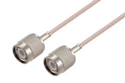 TNC Male to TNC Male Cable 72 Inch Length Using RG316 Coax, RoHS