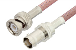 BNC Male to BNC Female Cable 60 Inch Length Using RG142 Coax