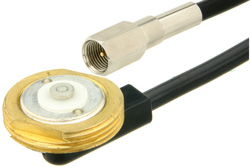 FME Plug to NMO Mount Connector Cable Using RG58 Coax