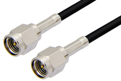 SMA Male to SMA Male Cable 48 Inch Length Using PE-C100-LSZH Coax