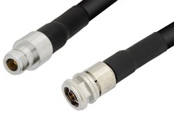 N Male to N Female Cable 120 Inch Length Using PE-C600 Coax