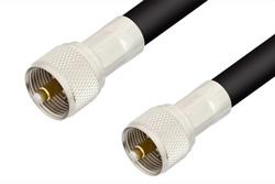 UHF Male to UHF Male Cable 72 Inch Length Using RG214 Coax