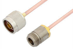 N Male to N Female Cable Using RG402 Coax