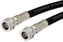 QN Male to QN Male Cable 72 Inch Length Using RG213 Coax