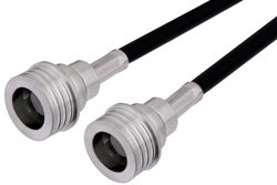 QN Male to QN Male Cable 72 Inch Length Using PE-C195 Coax