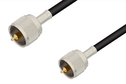 UHF Male to UHF Male Cable 72 Inch Length Using RG223 Coax, RoHS