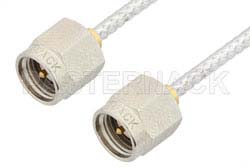 SMA Male to SMA Male Cable 12 Inch Length Using PE-SR405FL Coax