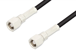 SMC Plug to SMC Plug Cable 12 Inch Length Using RG174 Coax