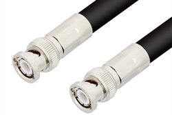 BNC Male to BNC Male Cable 48 Inch Length Using RG214 Coax, RoHS