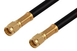 SMA Male to SMA Male Cable 48 Inch Length Using RG8X Coax