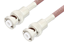 MHV Male to MHV Male Cable 60 Inch Length Using RG142 Coax, RoHS