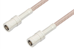 SMB Plug to SMB Plug Cable 12 Inch Length Using RG316 Coax, LF Solder, RoHS
