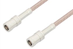SMB Plug to SMB Plug Cable Using RG316 Coax, LF Solder, RoHS