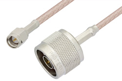 SMA Male to N Male Cable 48 Inch Length Using RG316-DS Coax