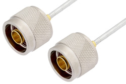 N Male to N Male Cable 60 Inch Length Using PE-SR405FL Coax, RoHS