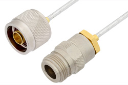 N Male to N Female Cable 36 Inch Length Using PE-SR405FL Coax