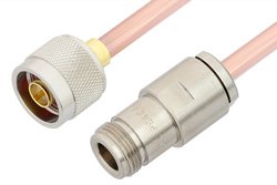 N Male to N Female Cable 36 Inch Length Using RG401 Coax