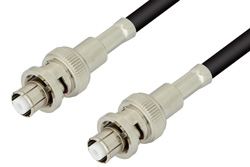 SHV Plug to SHV Plug Cable 72 Inch Length Using RG223 Coax, RoHS