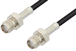 SMA Female to SMA Female Cable 12 Inch Length Using LMR-100 Coax