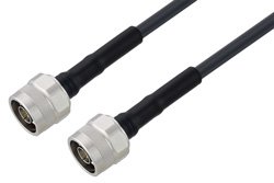 N Male to N Male With Times Connectors Cable Using LMR-240 Coax